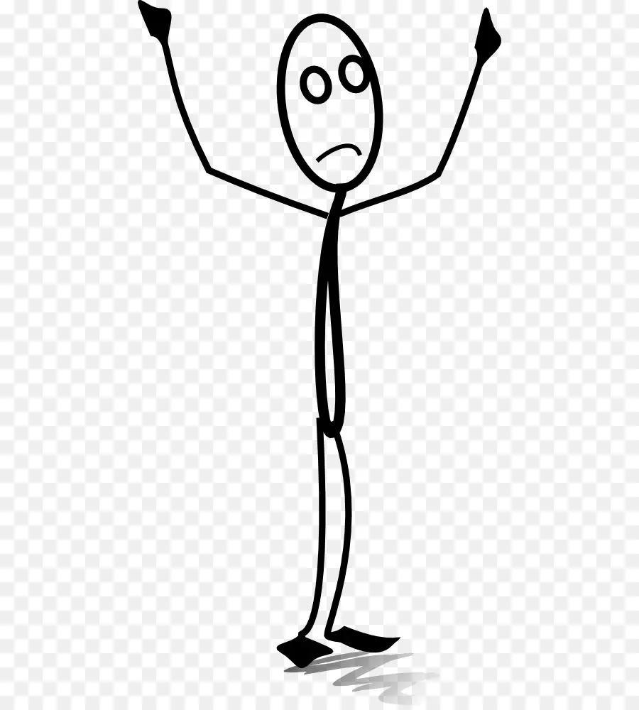 Stick Figure，Mão PNG