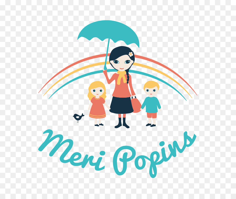 Meri Popins Logo，Guarda Chuva PNG