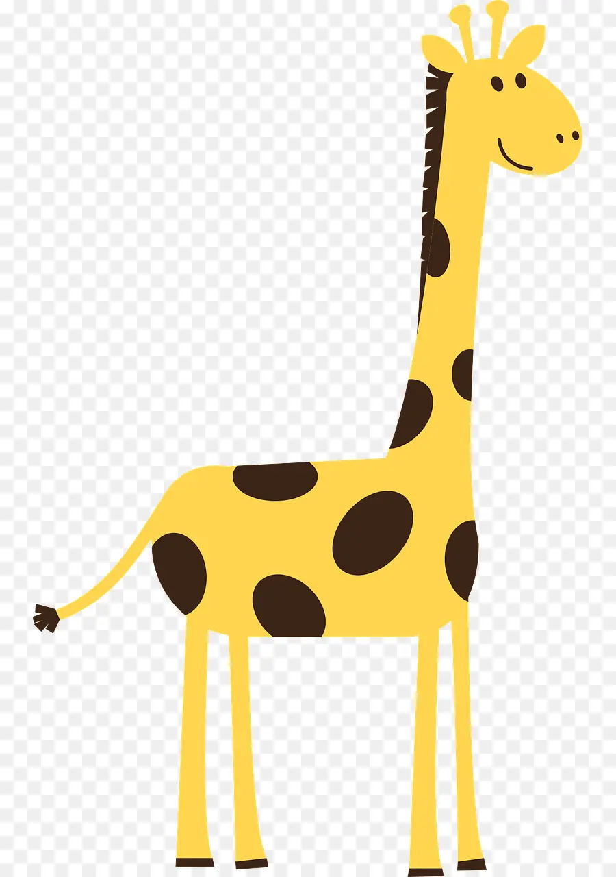 Girafa De Desenho Animado，Desenho PNG