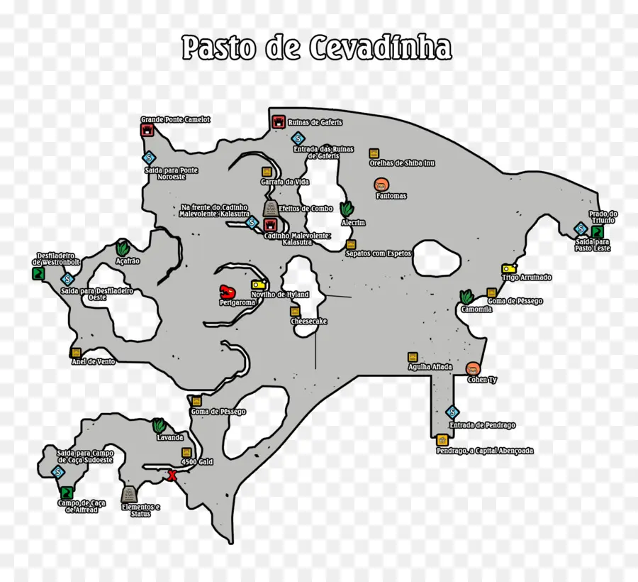 Contos De Zestiria，Mapa PNG