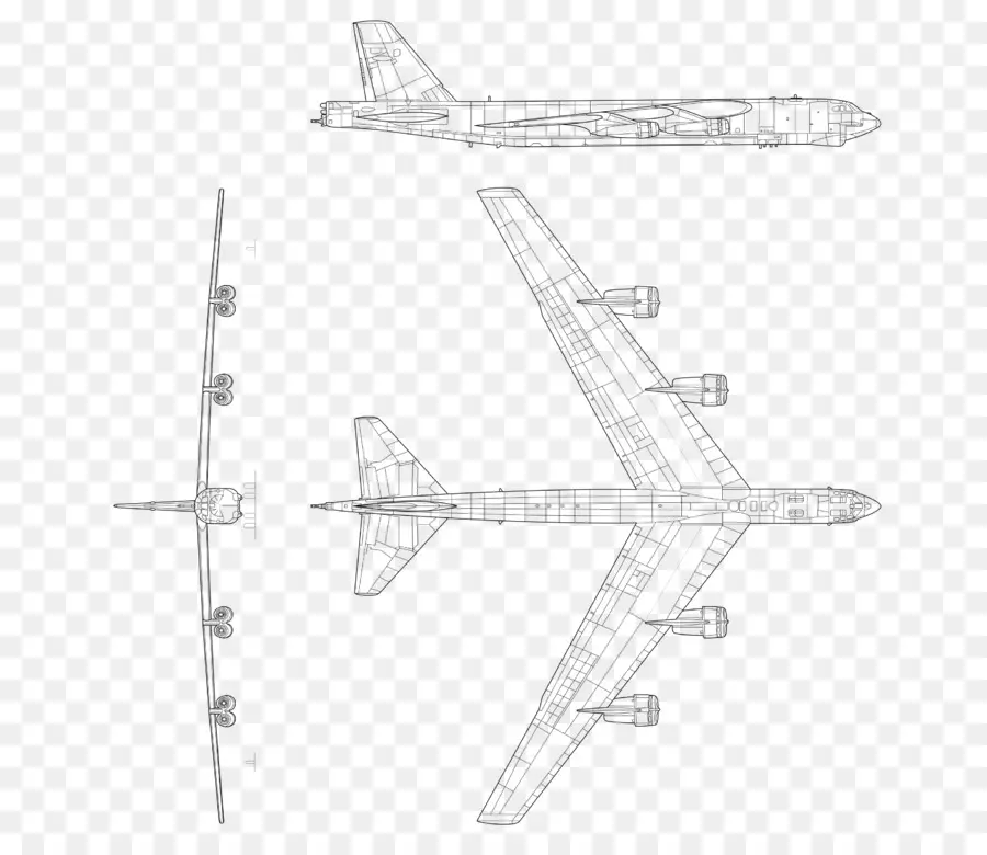 Fixedwing Aeronaves，Boeing B52 Stratofortress PNG