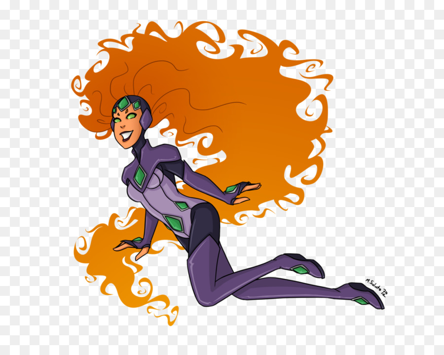 Starfire，Raven PNG