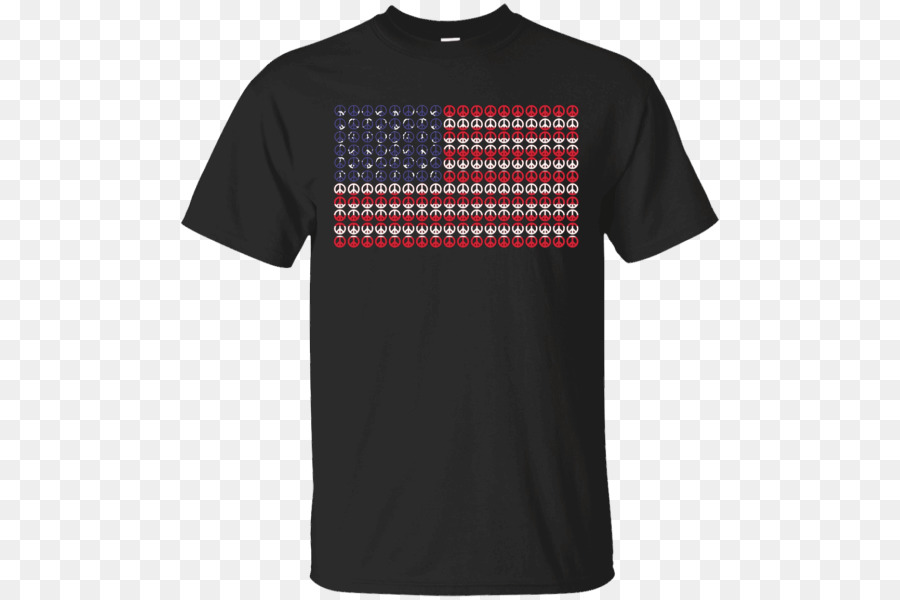 Camiseta Com Bandeira Americana，Camisa PNG