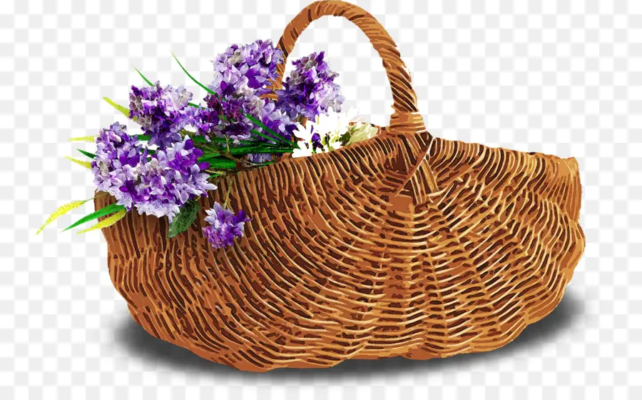 Cesta De Flores，Vime PNG