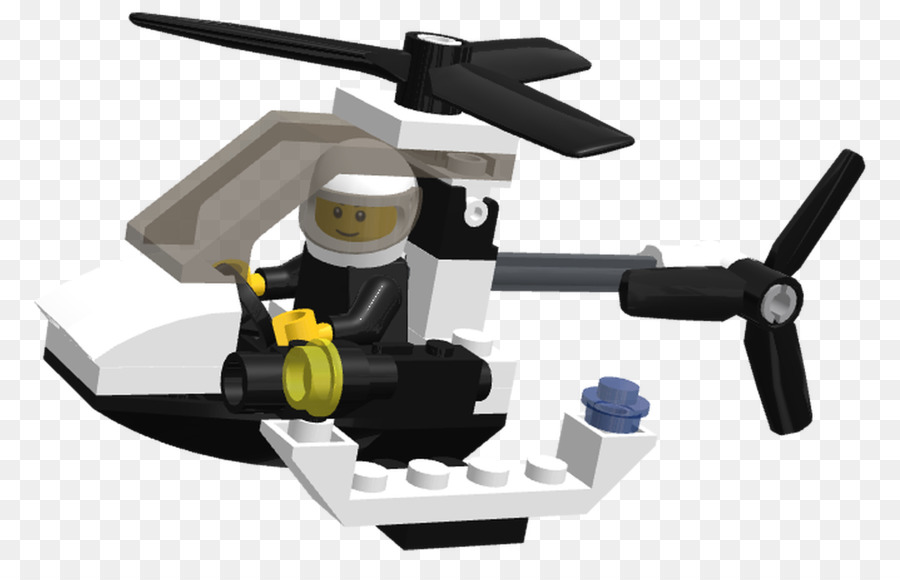 Helicóptero Lego，Piloto PNG