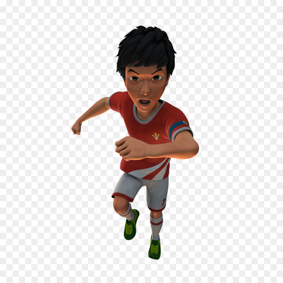 Jogador De Futebol Animado，Correndo PNG