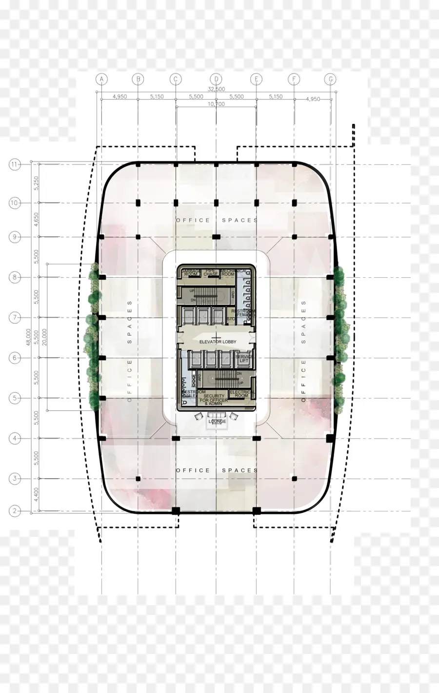 Planta Baixa Do Edifício，Projeto PNG