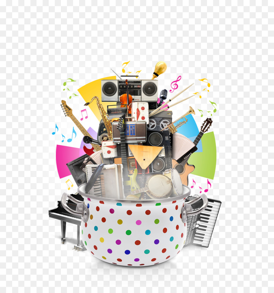 Instrumentos Musicais，Pote PNG