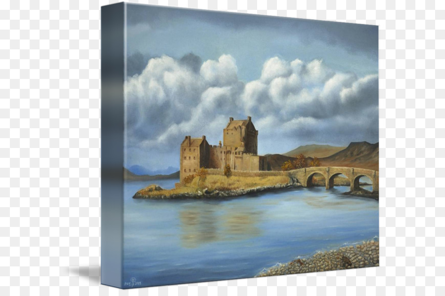 O Eilean Donan Castle，Pintura PNG