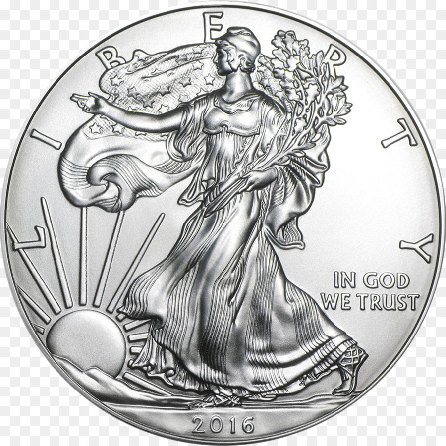 American Silver Eagle，águia PNG