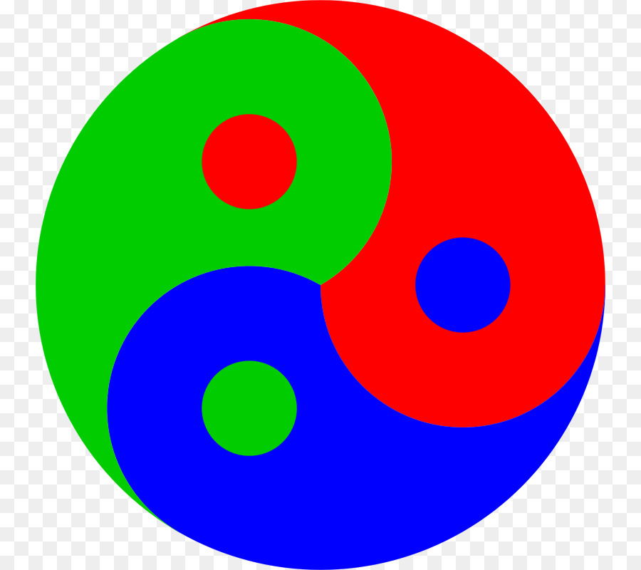 Símbolo Yin Yang，Colorido PNG