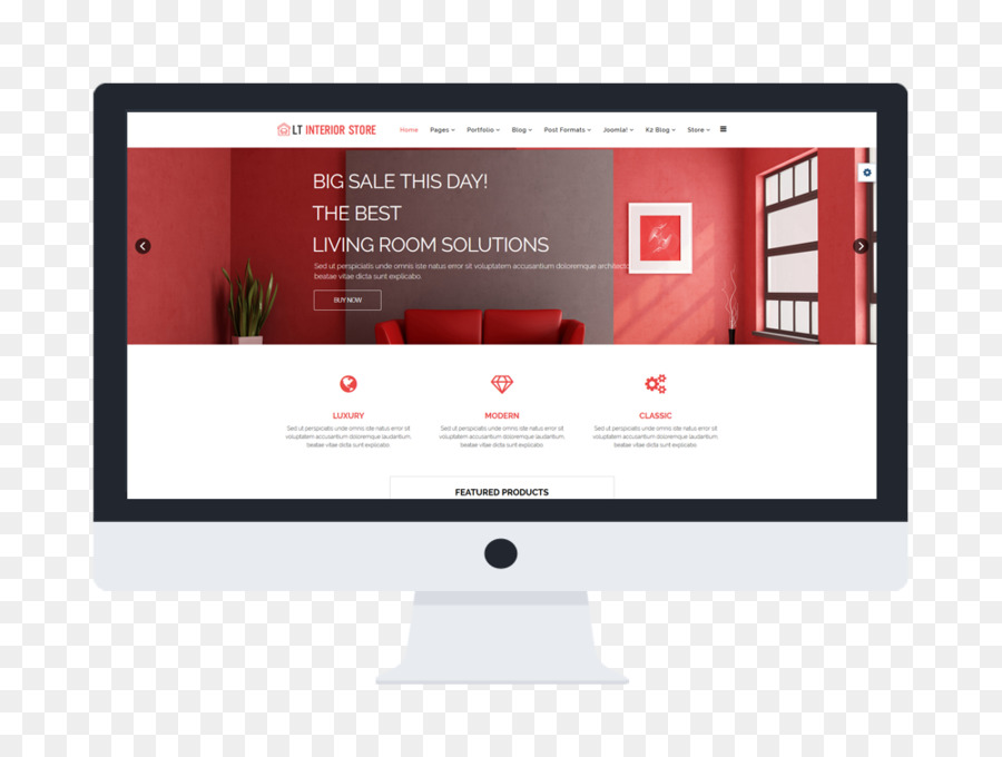 Joomla，Design De Interiores Serviços De PNG