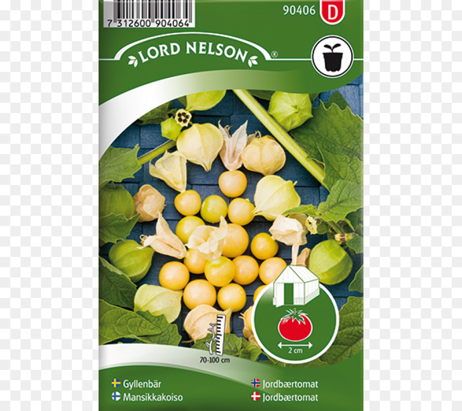 Peruano Groundcherry，Semente PNG