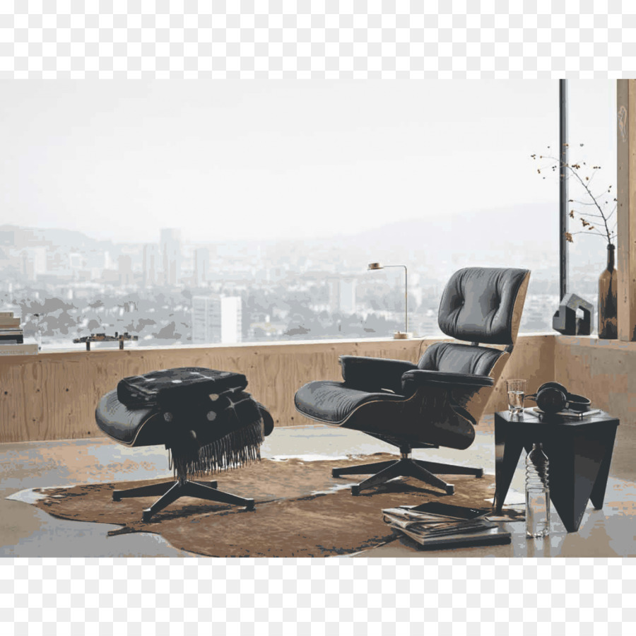 Eames Lounge Chair，Charles E Ray Eames PNG