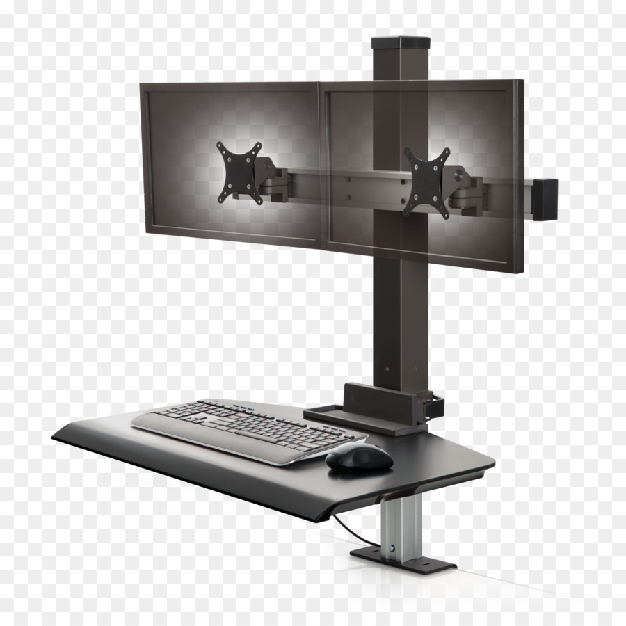 Sitstand Secretária，Pé De Mesa PNG