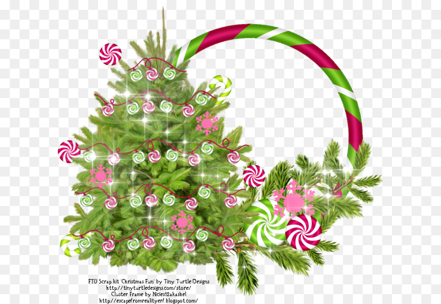 Design Floral，Enfeite De Natal PNG