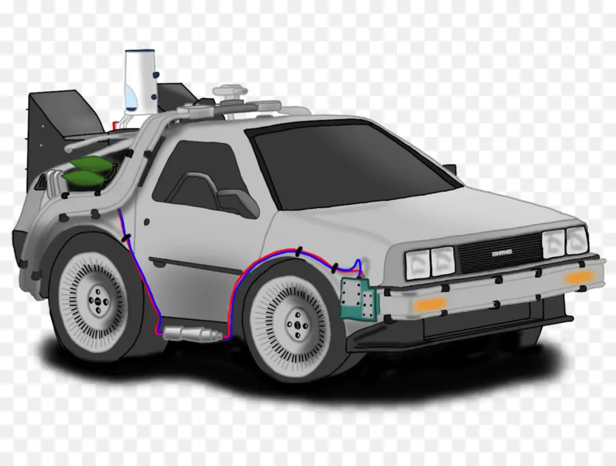 Delorean Dmc12，Carro PNG