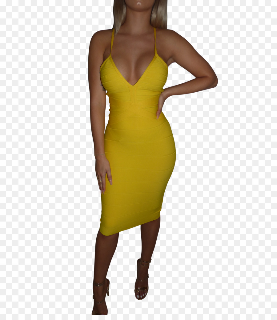 Vestido Amarelo，Mulher PNG