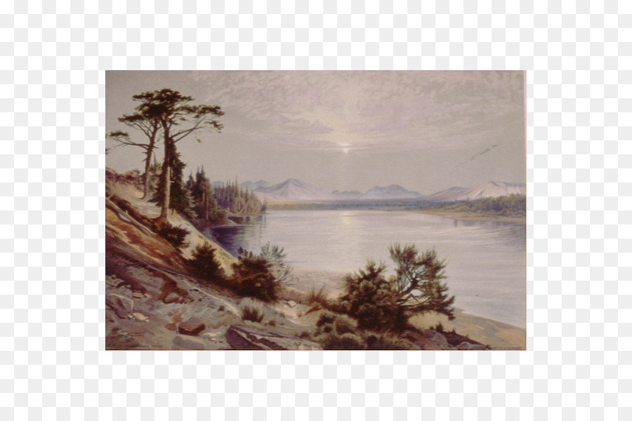 Yellowstone River，Pintura PNG