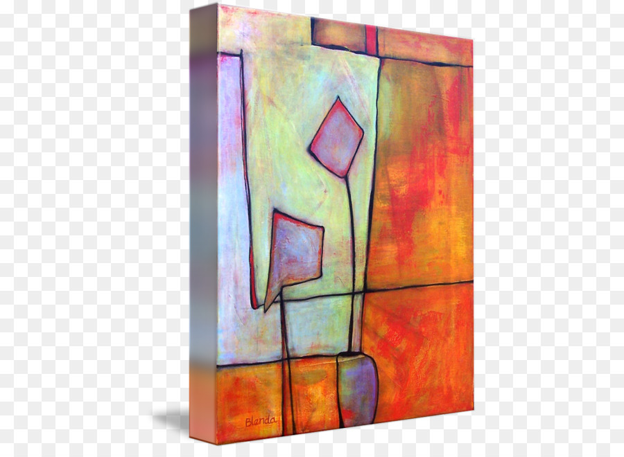 Pintura Abstrata，Tela PNG