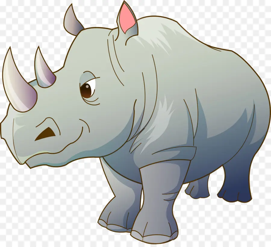 Rinoceronte，Cartoon PNG