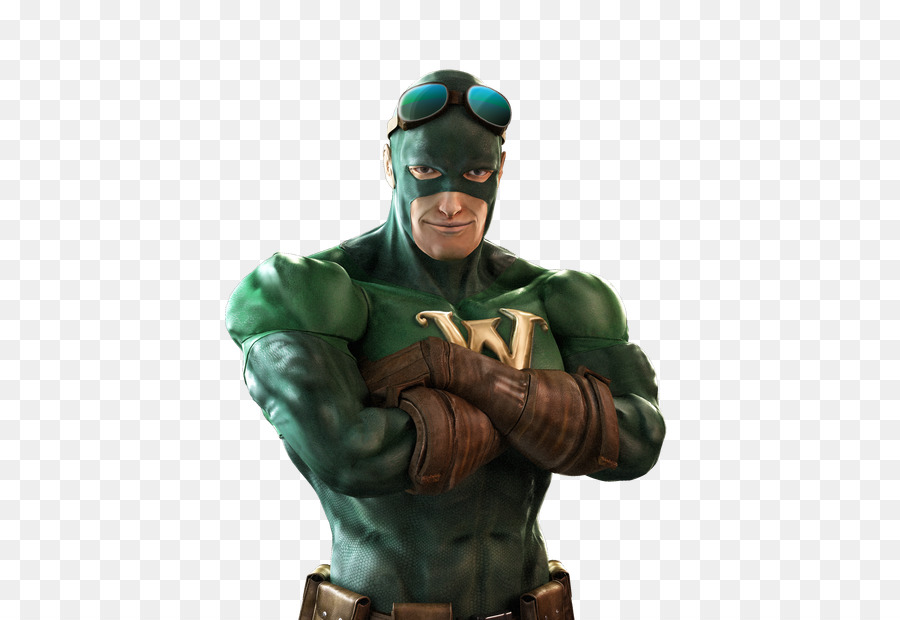 Super Herói，Terno Verde PNG