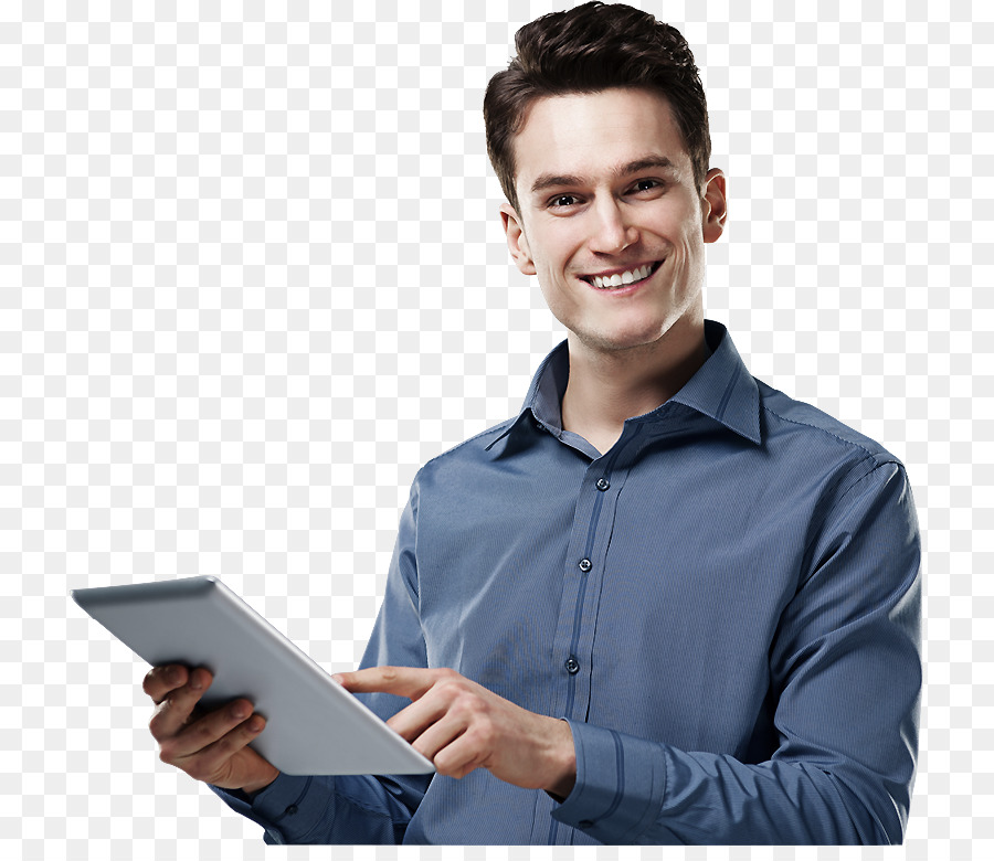 Homem Com Tablet，Empresário PNG