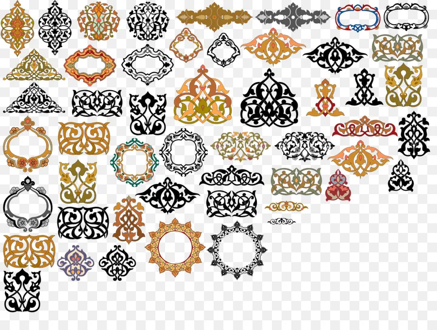 Islâmica Padrões Geométricos，Arte PNG