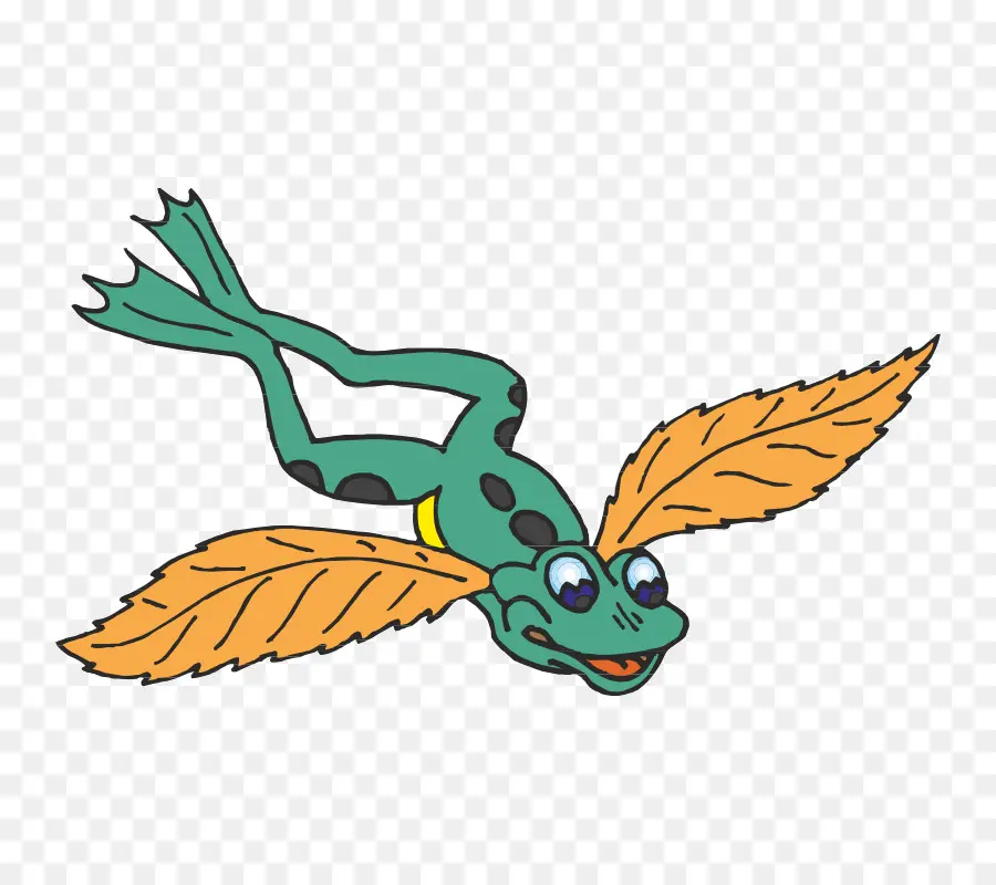 Sapo Voador，Verde PNG