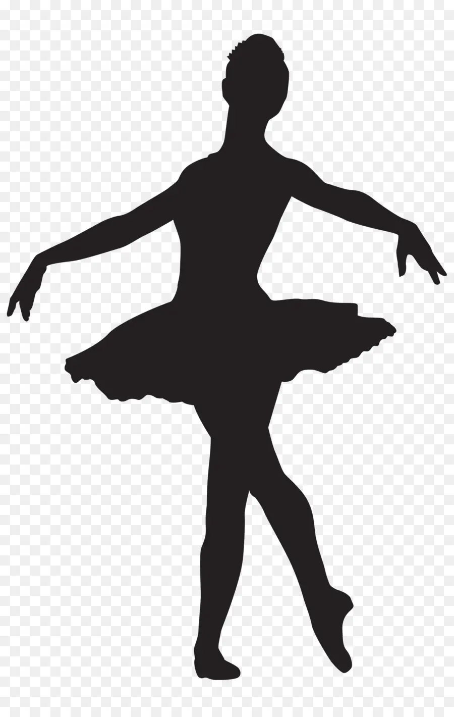 Ballet Dancer，Silhueta PNG