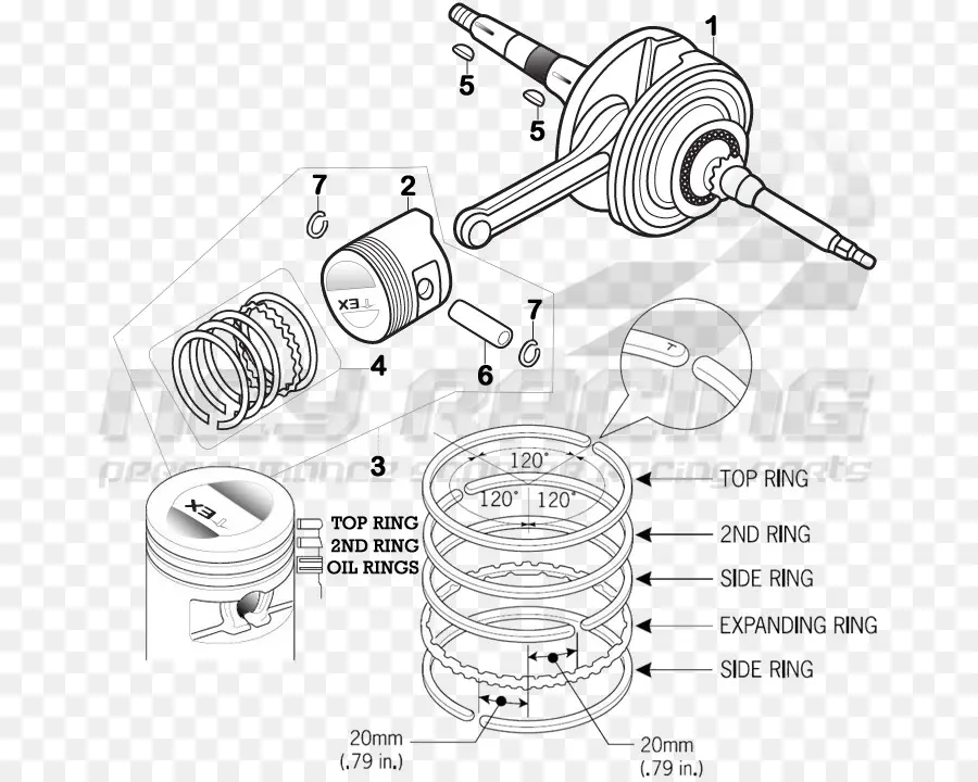 Diagrama Do Motor，Peças PNG