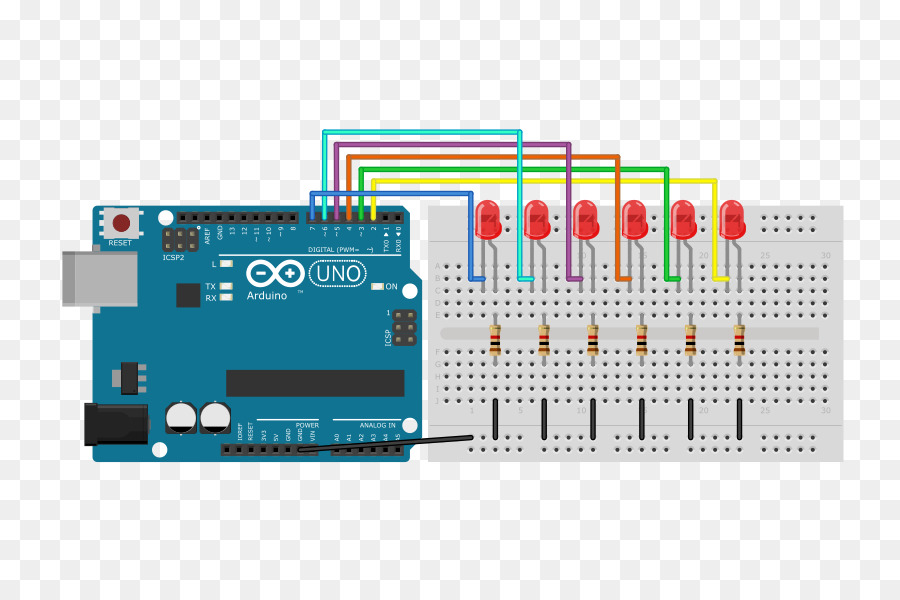 Placa Arduino，Circuito PNG