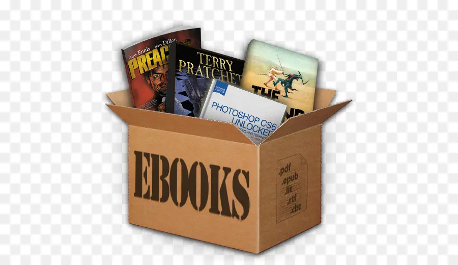 Caixa De E Books，Livros PNG