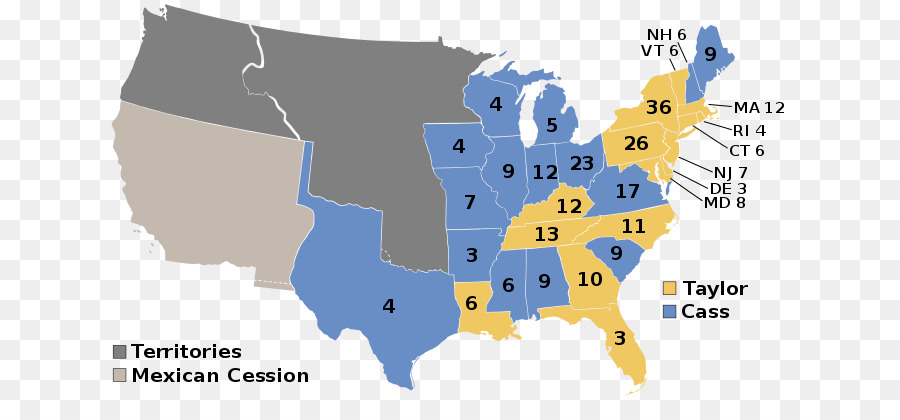 Estados Unidos Para A Eleição Presidencial De 1848，Estados Unidos PNG