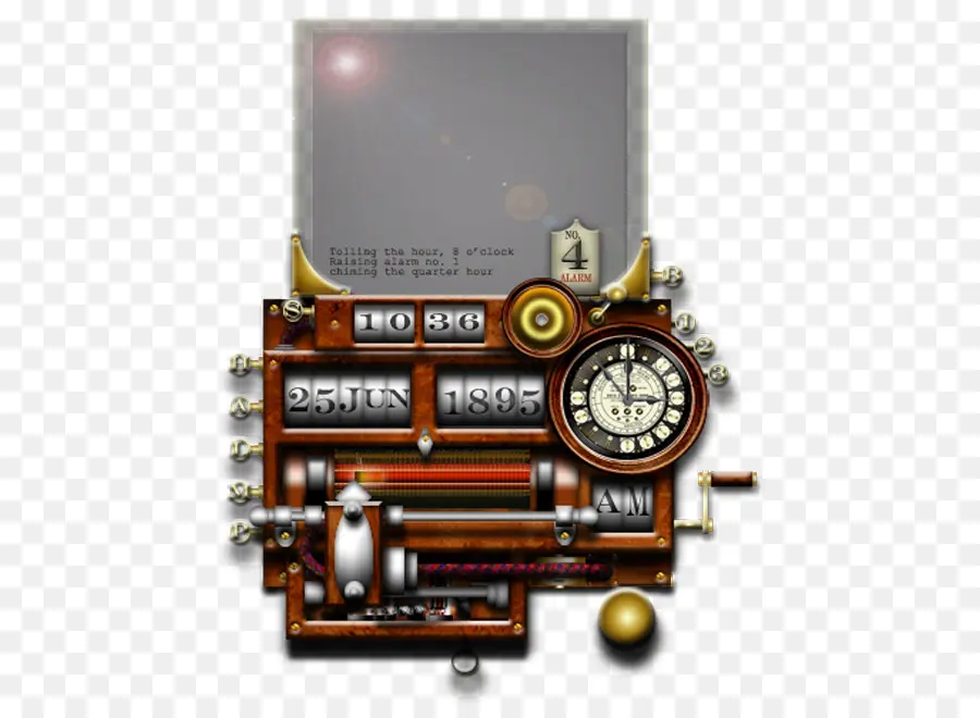 Dispositivo Steampunk，Relógio PNG