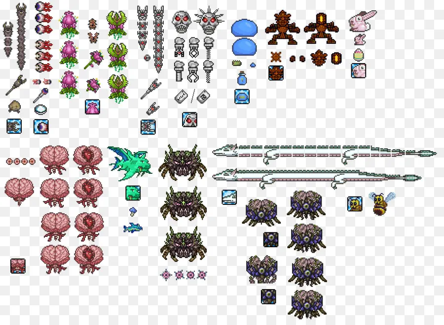 Sprites De Jogo，Personagens PNG