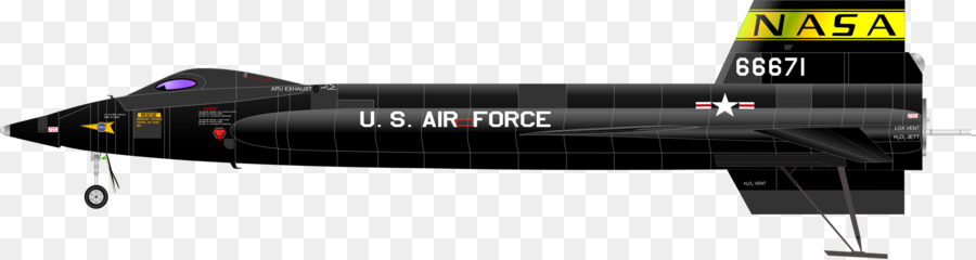Rocketpowered Aeronaves，Norte Americana X15 PNG