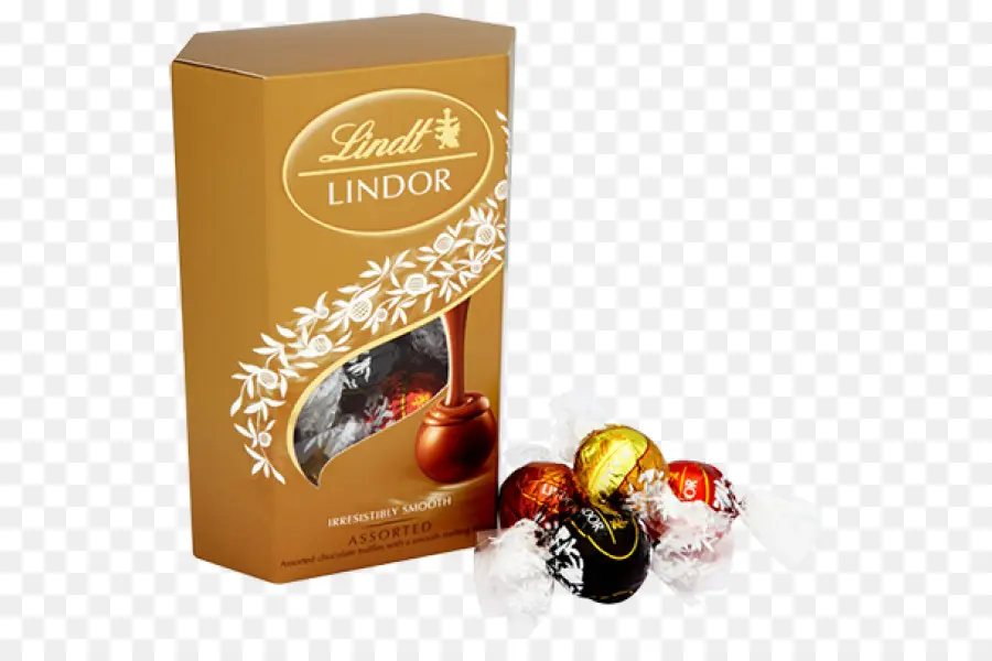 Caixa De Chocolate Lindt Lindor，Chocolates PNG