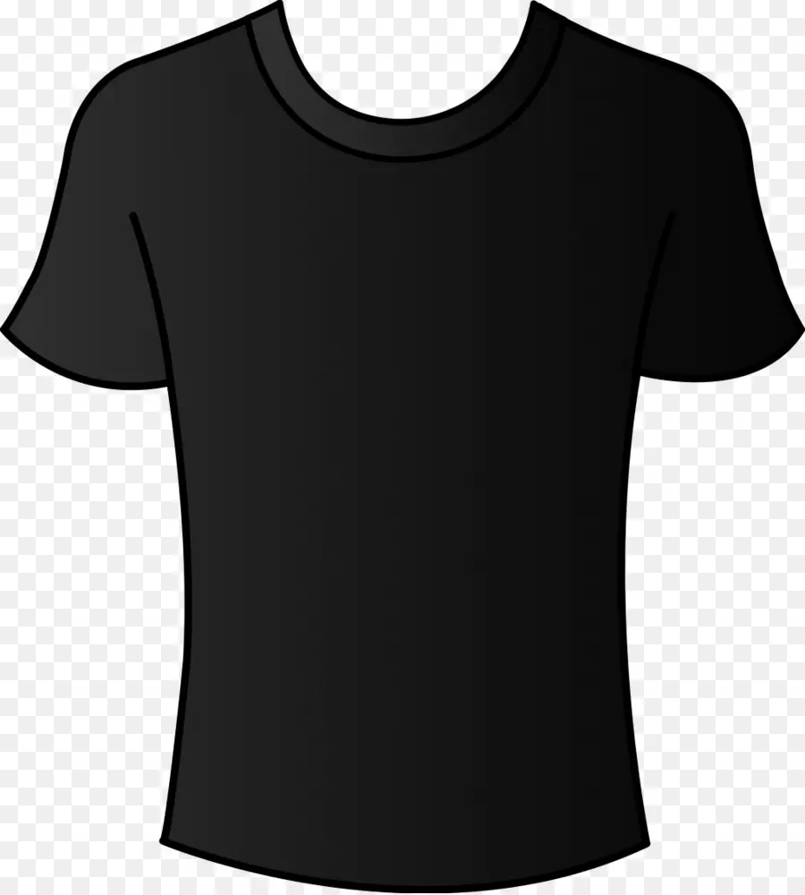 Camiseta Preta，Camisa PNG