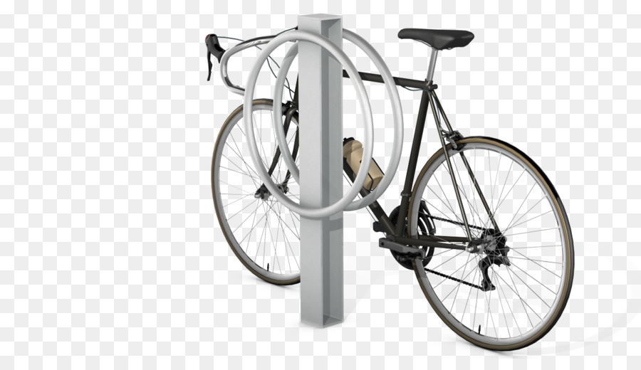 Rodas De Bicicleta，Estacionamento De Bicicletas Em Rack PNG