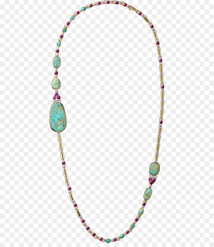 Turquesa，Necklace PNG