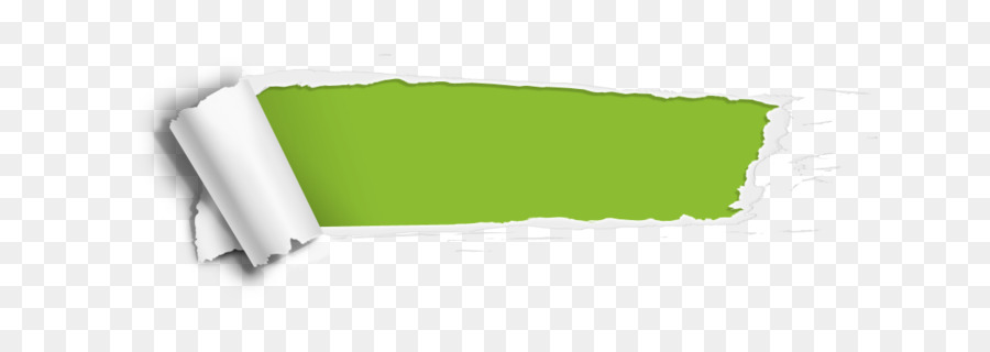 Bandeira Verde，Papel Rasgado PNG