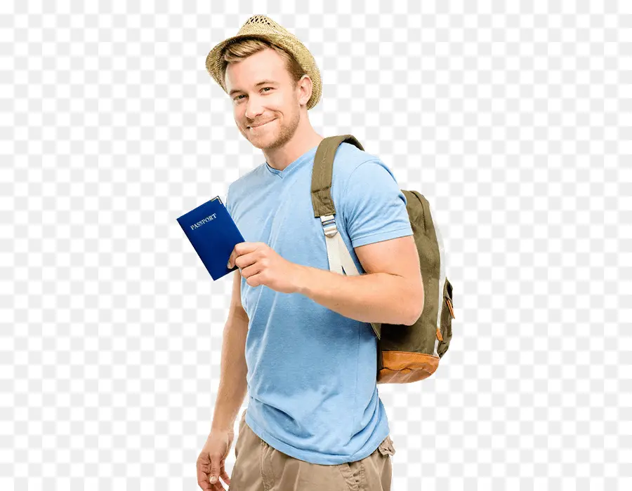 Viajante Com Passaporte，Turista PNG