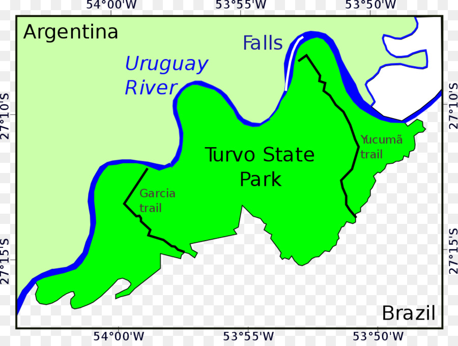 Yucumã Cai，O Parque Estadual Do Turvo PNG