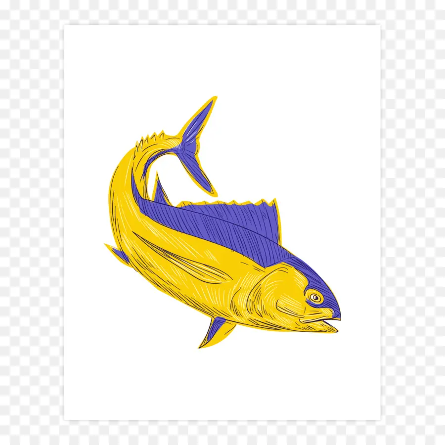 Peixe Amarelo E Azul，Marinho PNG