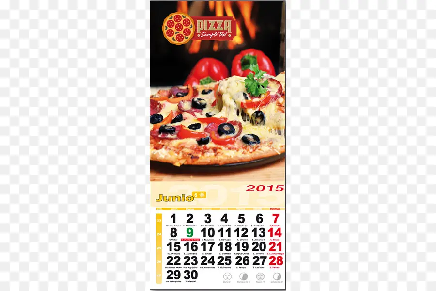 Calendário De Pizza，Datas PNG