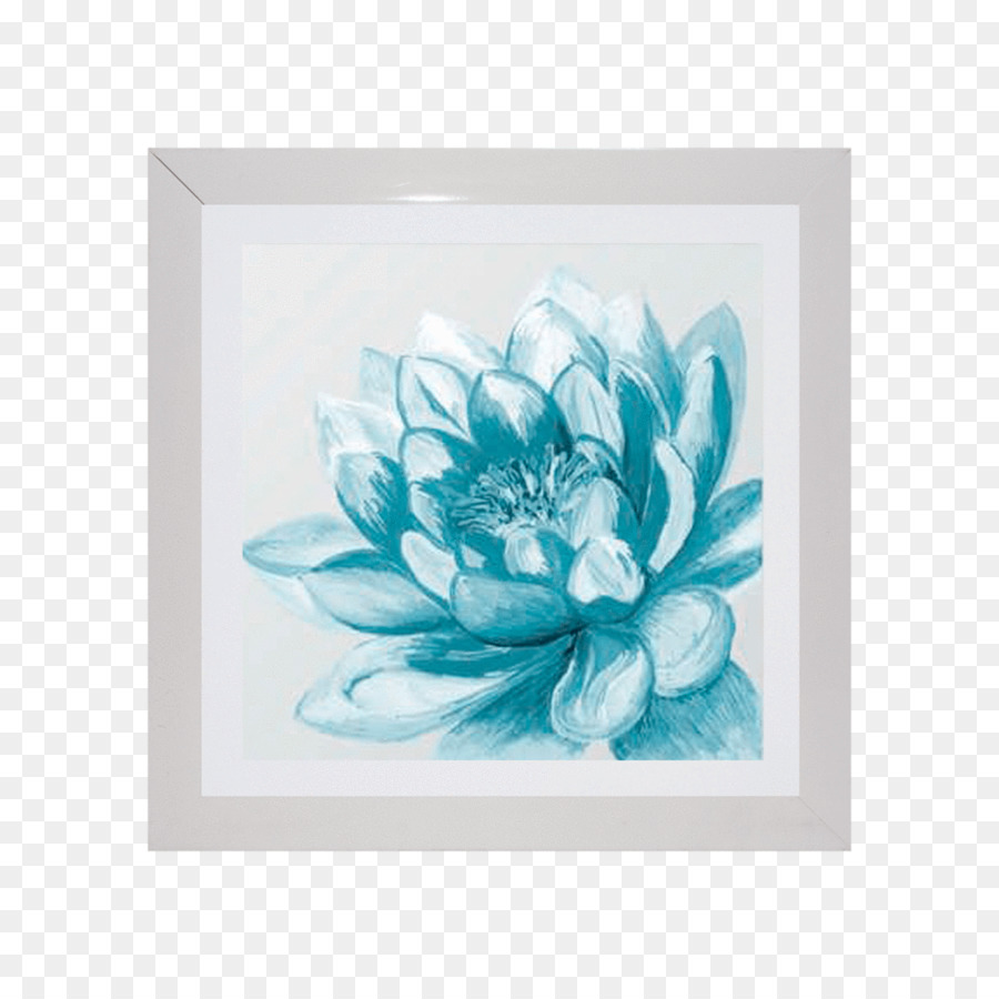 Flor Azul，Pintura PNG