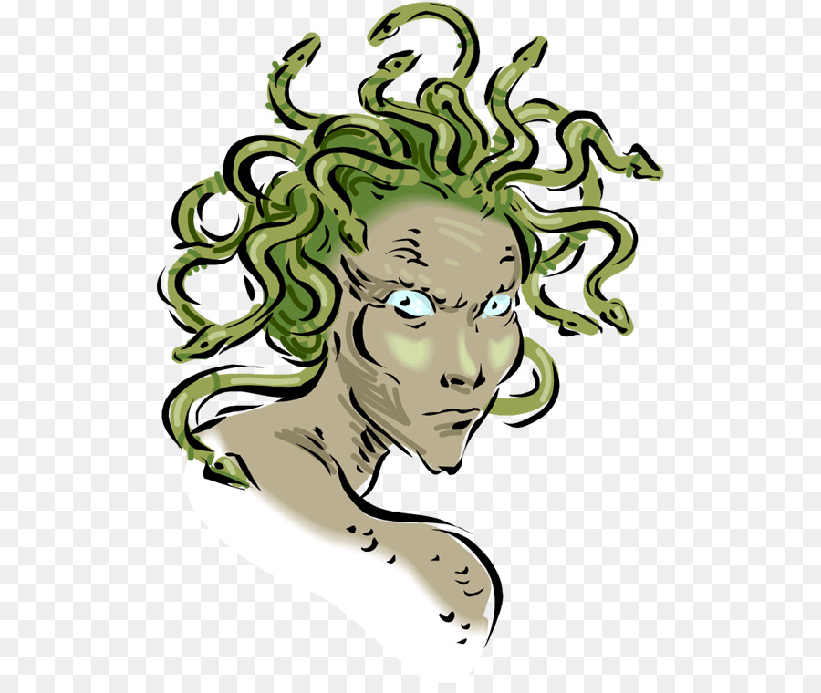 Medusa，Arte De Linha PNG