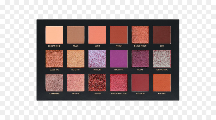 Huda Beleza Do Deserto Crepúsculo Eyeshadow Palette，A Sombra Do Olho PNG