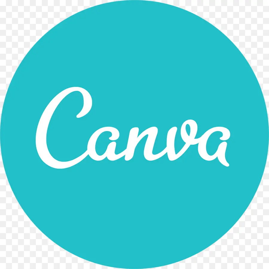 Logotipo Do Canva，Azul PNG